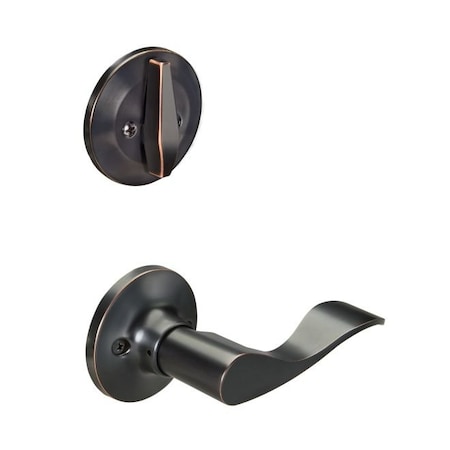 HEdge Active Interior Handleset Trim Keowee Lever Oil Rubbed Bronze